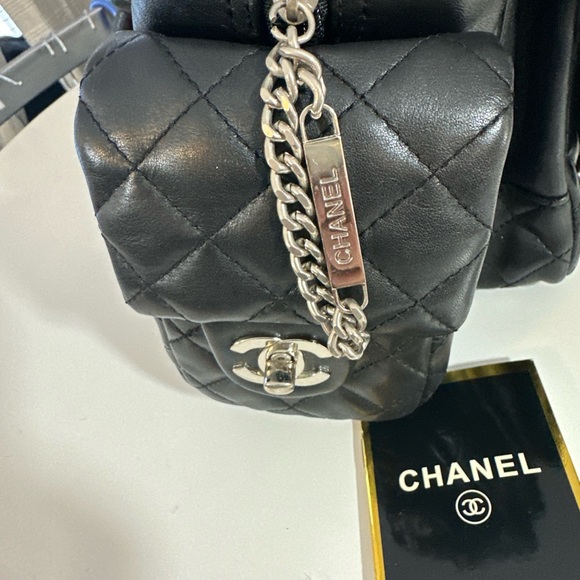 RARE Chanel Black Python CC Cambon Reporter Bag With Tag - Picture 5 of 16
